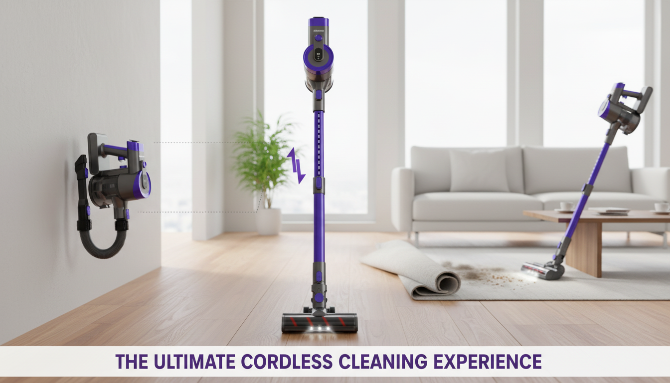 V90 Ultra-Light 6-in-1 Cordless Vacuum (28KPa)