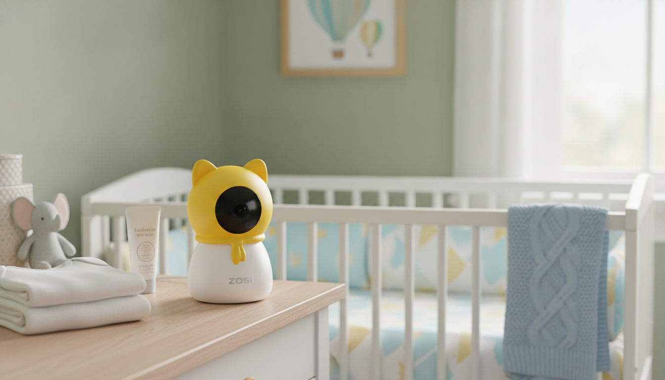 2.5K 4MP Baby Monitor: Cry Alerts + Virtual Fence