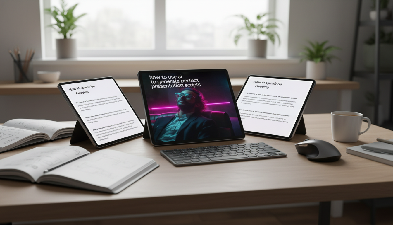 AI Presentation Scripts: Draft, Refine, and Deliver