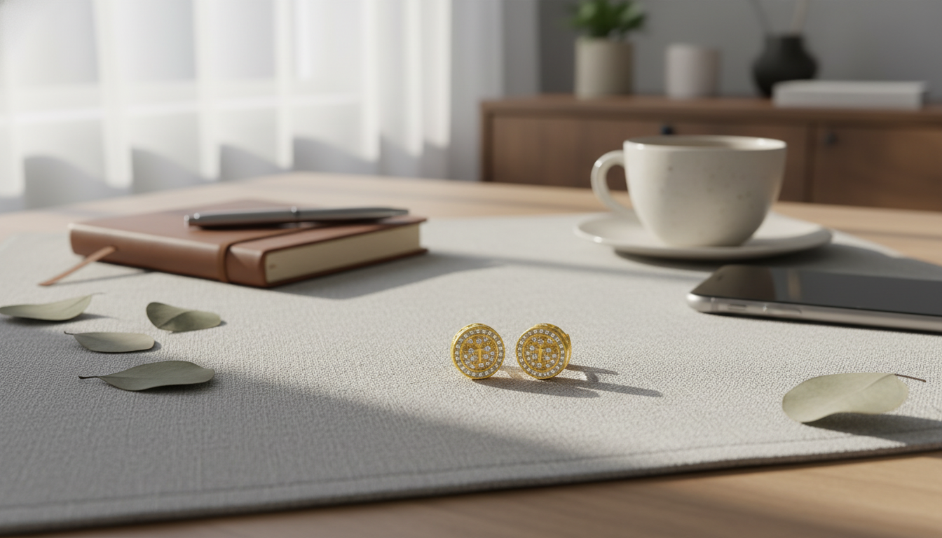 Round Cross Moissanite Stud Earrings: Daily Sparkle Guide