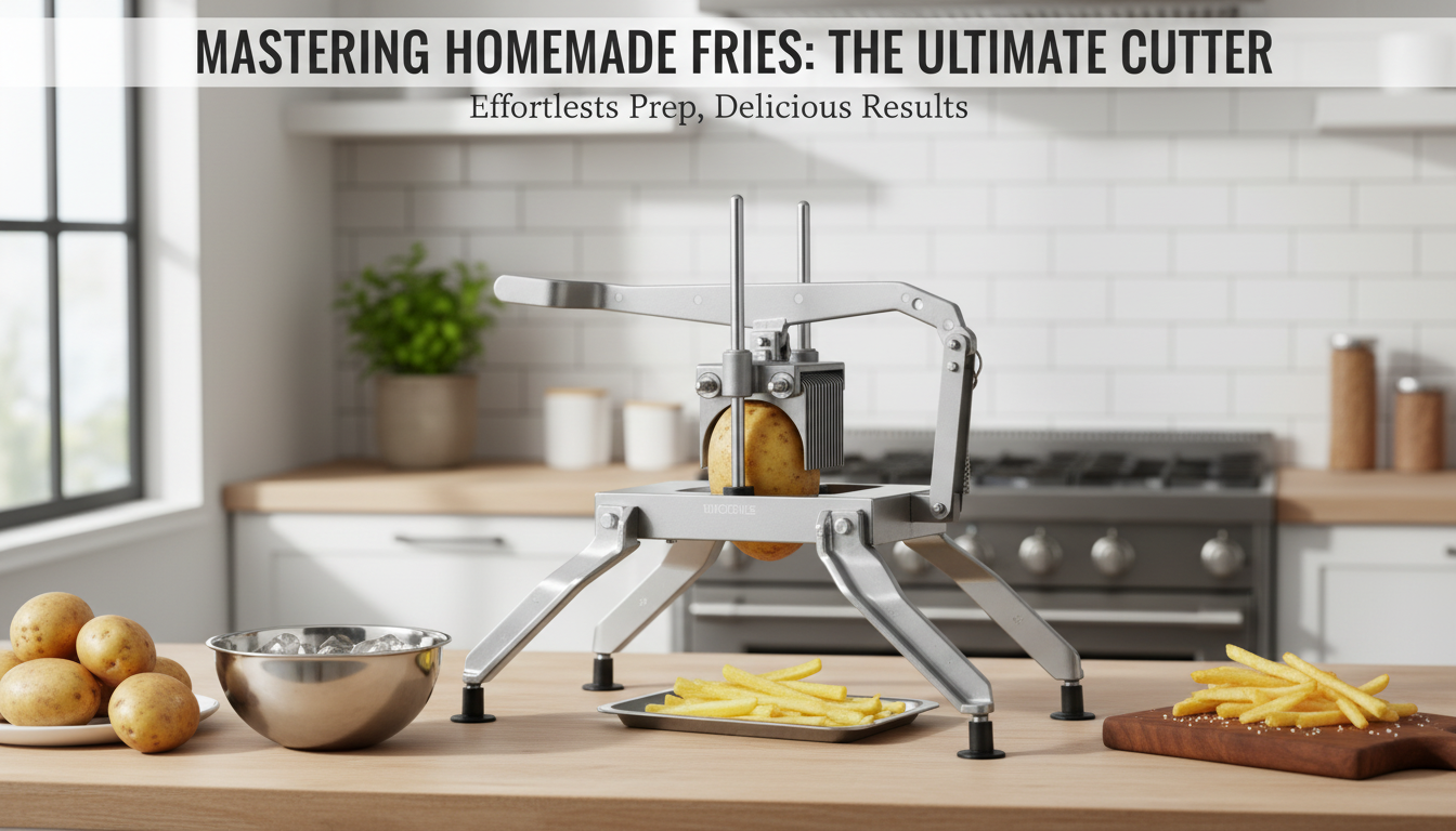Stainless-Blade Commercial Vegetable Slicer for Prep