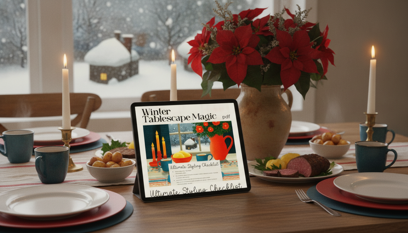 Winter Tablescape Checklist: Cozy, Festive Table Styling