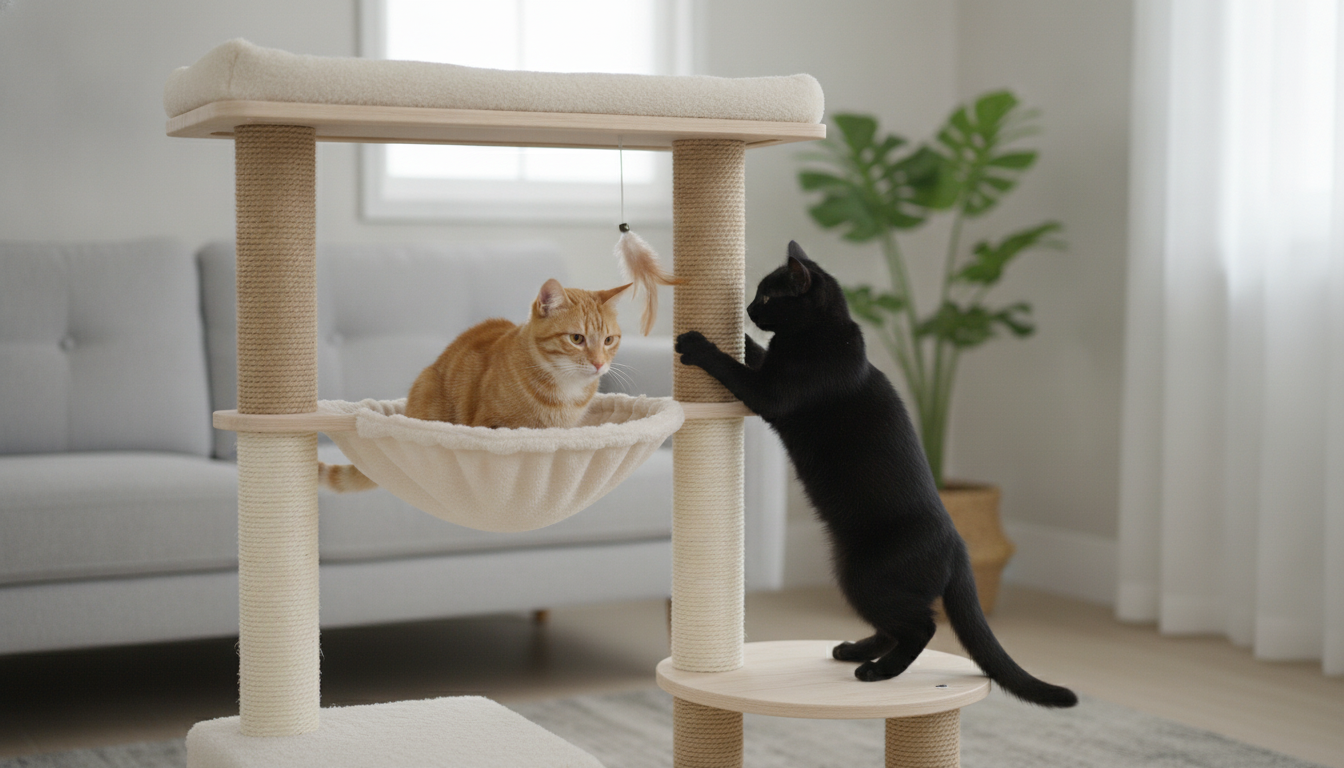 Cat Trees for Indoor Cats: Benefits & What to Look For