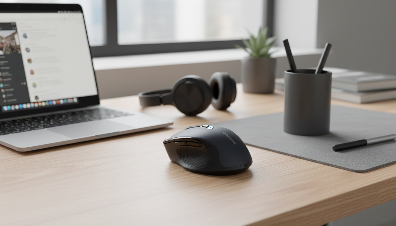 Silent Dual-Mode Ergonomic Mouse (4000 DPI) Guide