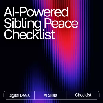 5-Minute Sibling Conflict Reset: AI Checklist for Parents